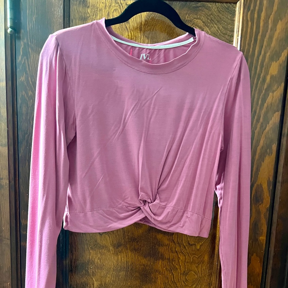 IVL Collective long sleeve crop shirt
